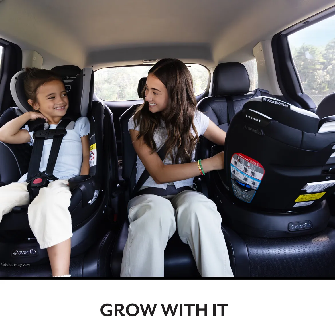 Gold Revolve360 Slim 2-in-1 Rotational Car Seat with SensorSafe