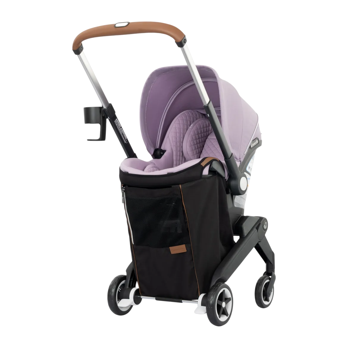Gold Shyft DualRide Infant Car Seat Stroller Combo w Carryall Storage & Extended Canopy