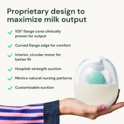 Go Wearable Hands-Free, Cord-Free Electric Breast Pump