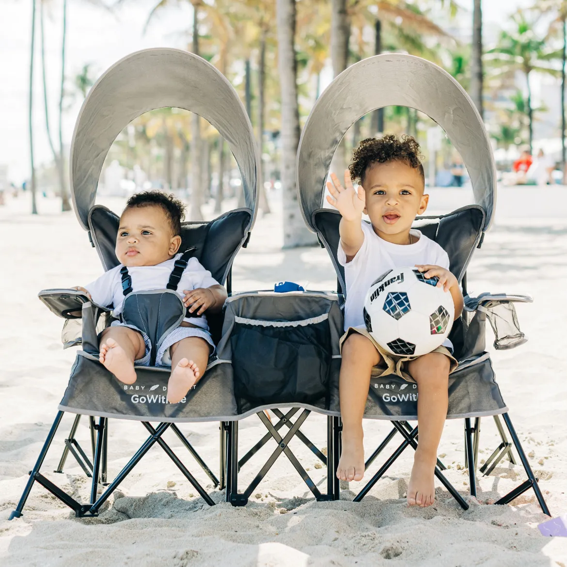 Go With Me Duo Deluxe Portable Double Chair