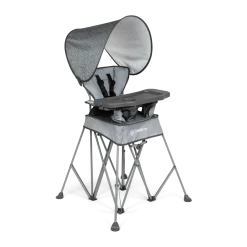 Go With Me Uplift Deluxe Portable High Chair With Canopy