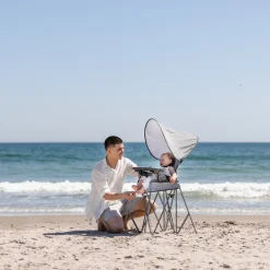 Go With Me Uplift Deluxe Portable High Chair With Canopy