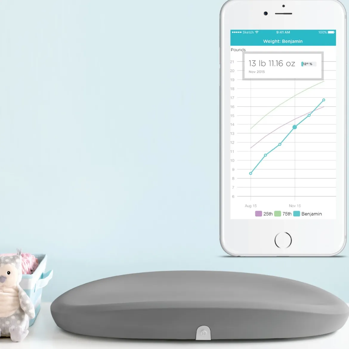 Grow Smart Changing Pad and Scale