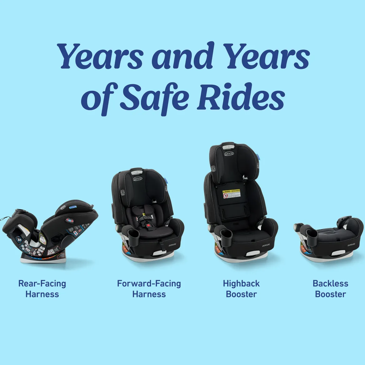 Grows4Me 4-in-1 Car Seat