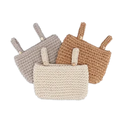 Hanging Nursery Storage Bin Trio