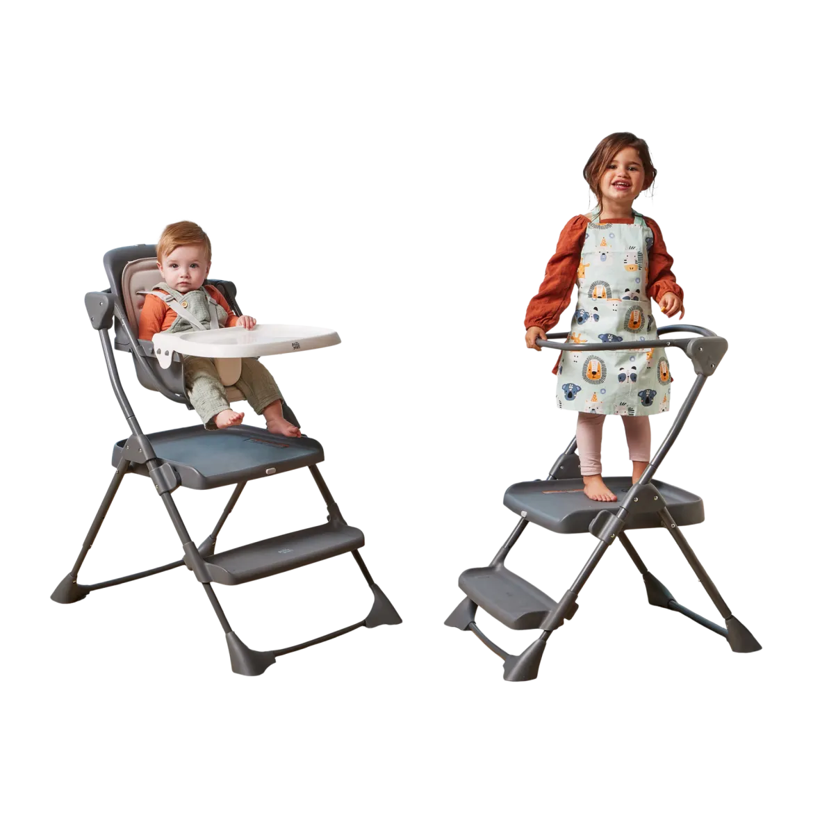 Happy Heights High Chair & Toddler Tower