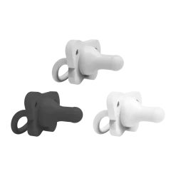 HappyPaci One-Piece Silicone Pacifier (3 Pack)