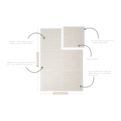 Haven Foam Play Mat | Linear Collection