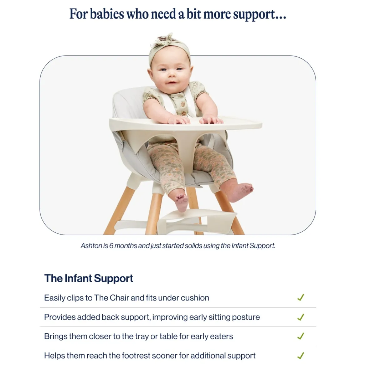 High Chair + Infant Kit