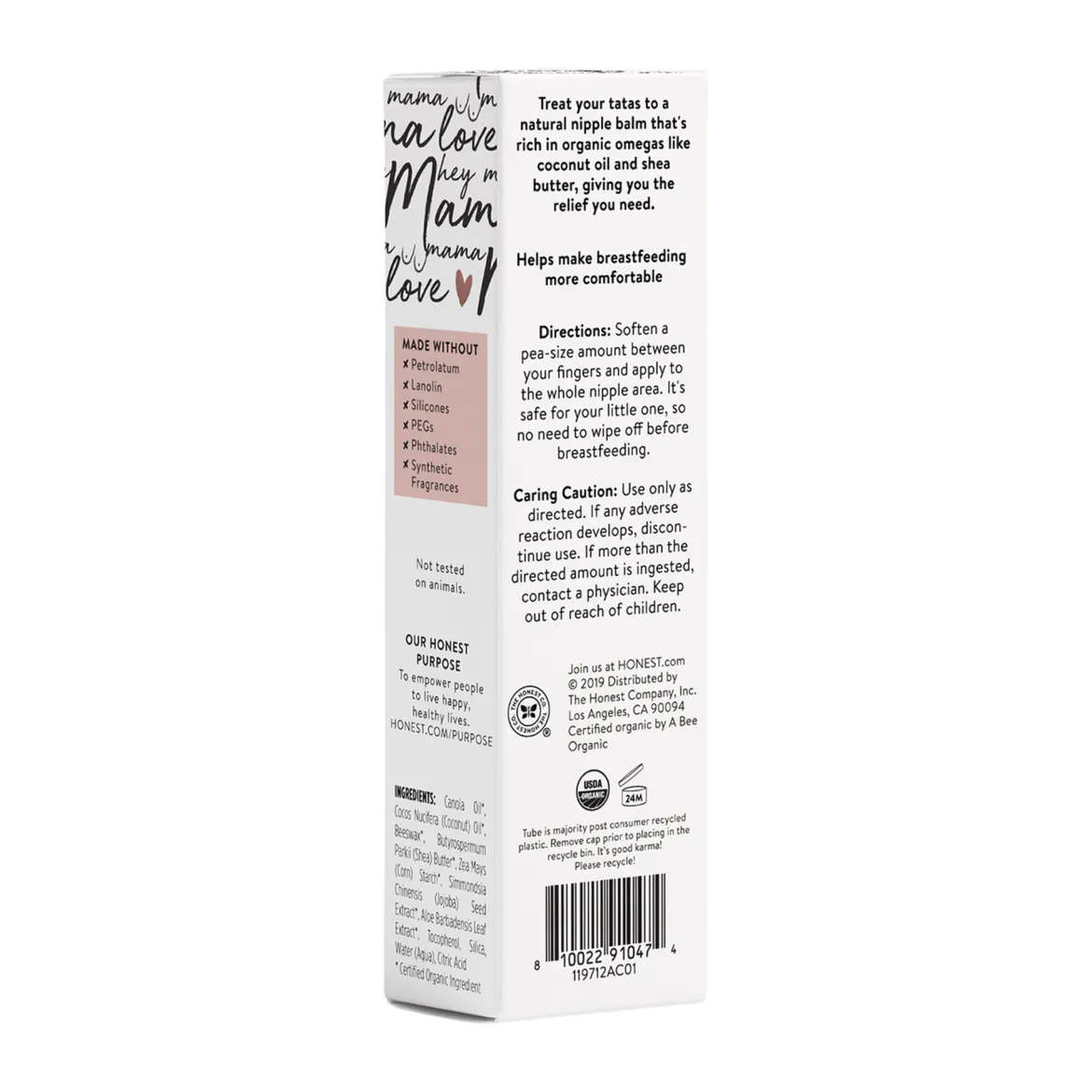 Honest Mama Nip Balm