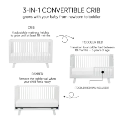 Hudson Crib & Pure Core Mattress Bundle