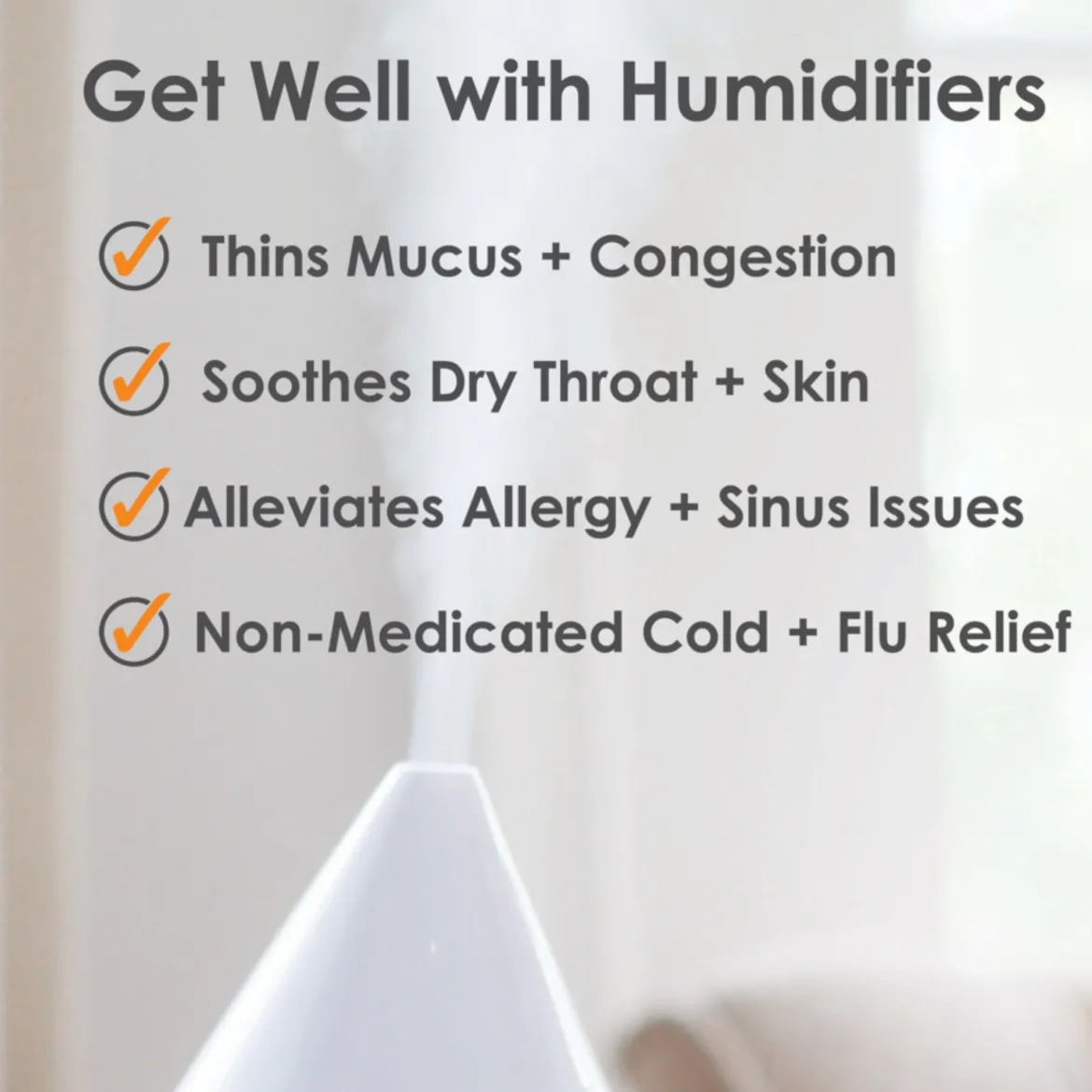 4-in-1 Cool-Mist Humidifier with Sound Machine - 1 Gallon