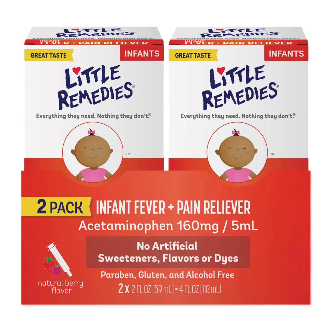 Infant Fever & Pain Reliever (2 Pack)