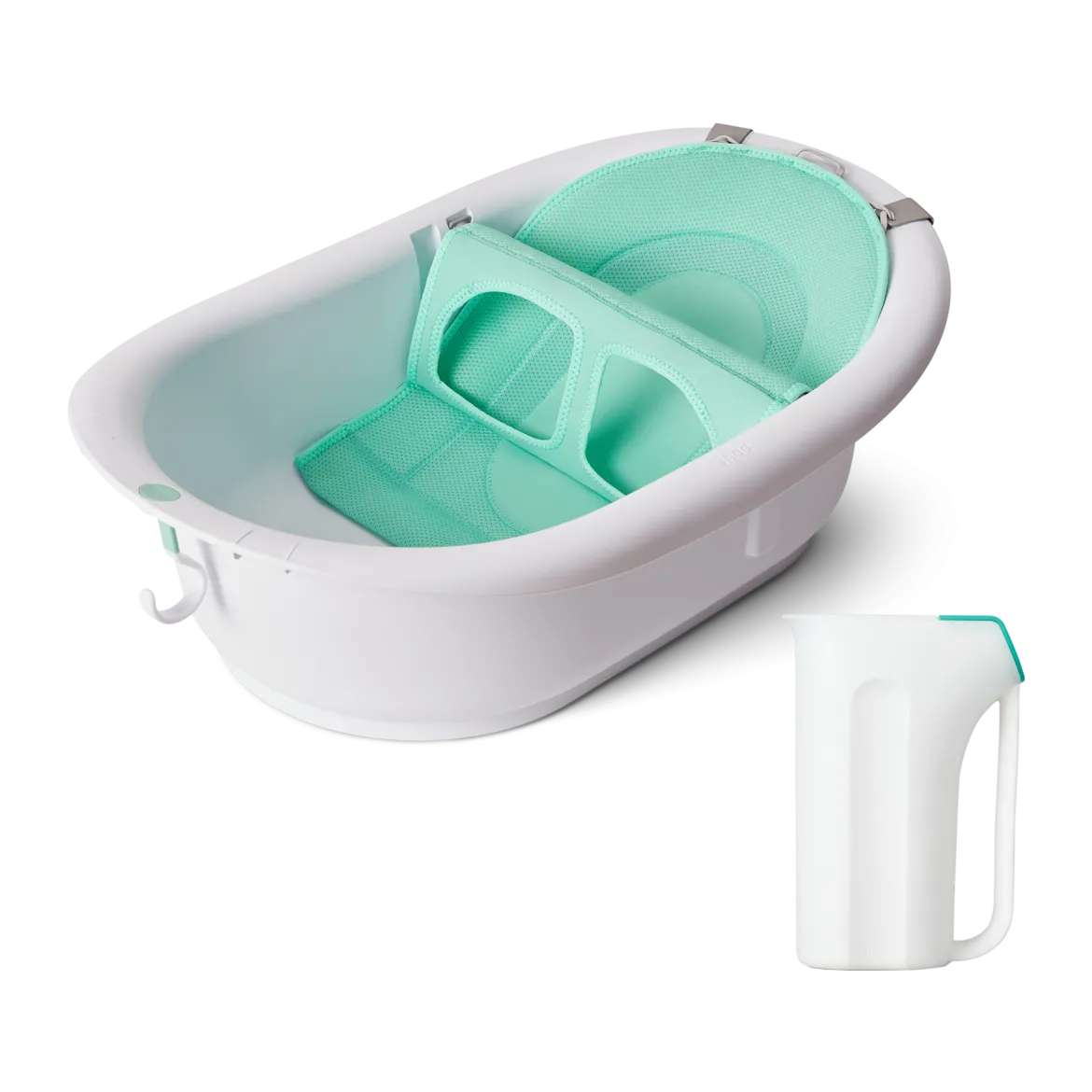 4-in-1 Grow With Me Bath Tub & Rinse Cup Bundle