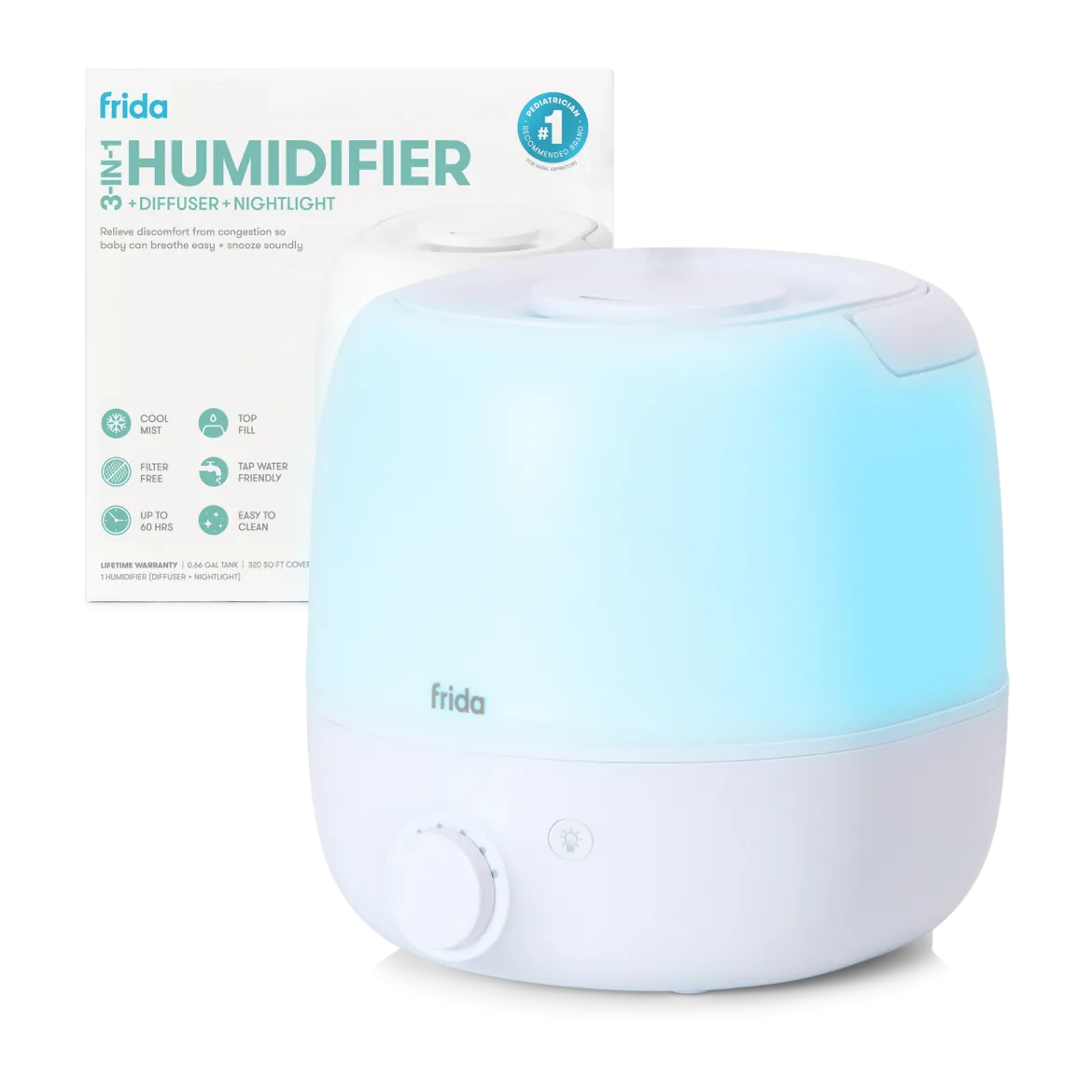 3-in-1 Humidifier, Diffuser & Nightlight 2.0