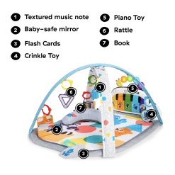 4-in-1 Kickin Tunes Music and Learning Play Gym