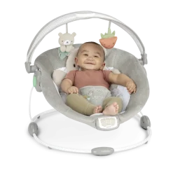 InLighten Baby Bouncer Seat with Light Up Toy Bar