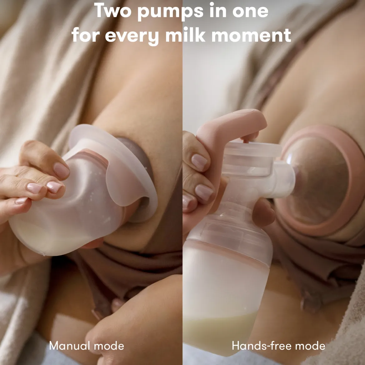 2-in-1 Manual Breast Pump