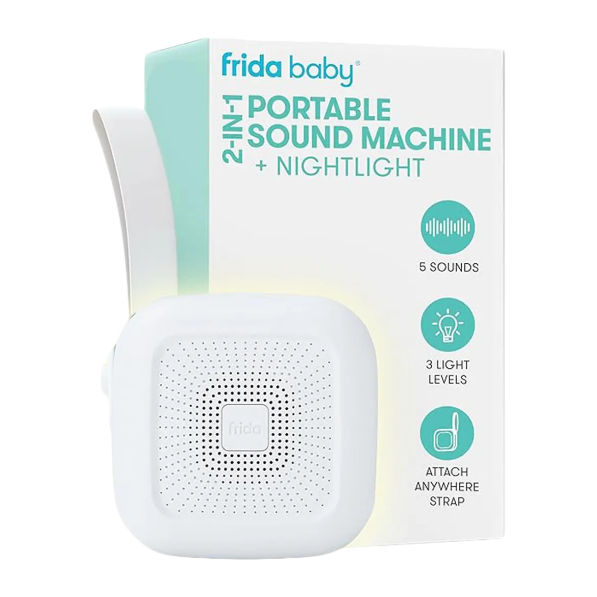 2-in-1 Portable Sound Machine + Nightlight