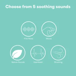 2-in-1 Portable Sound Machine + Nightlight