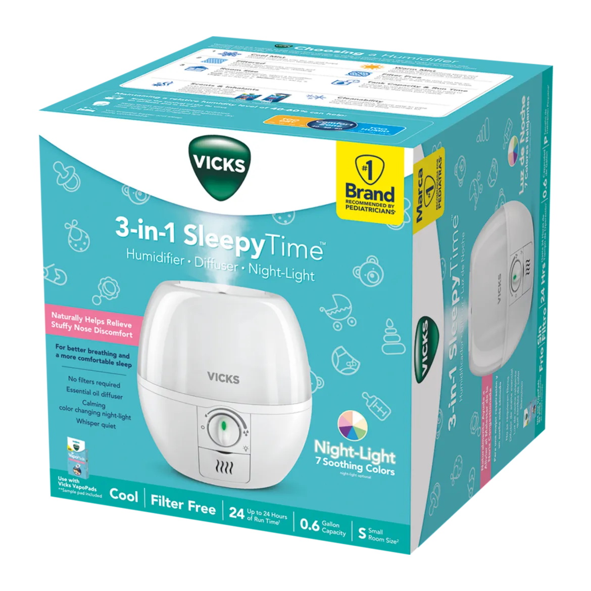 3-in-1 Sleepy Time Humidifier
