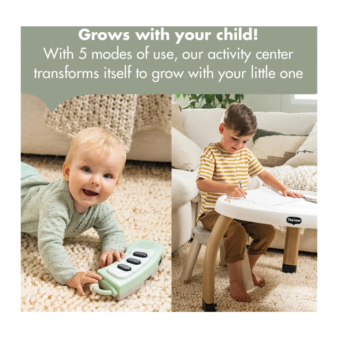 5-in-1 Stationary Activity Center