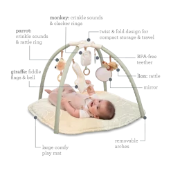 4-in-1 Twist & Fold Activity Gym & Play Mat