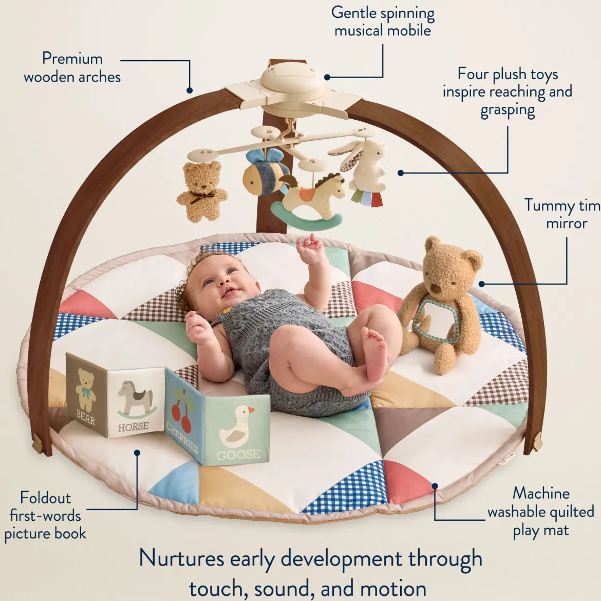 Itzy Music & Motion Activity Gym Bear