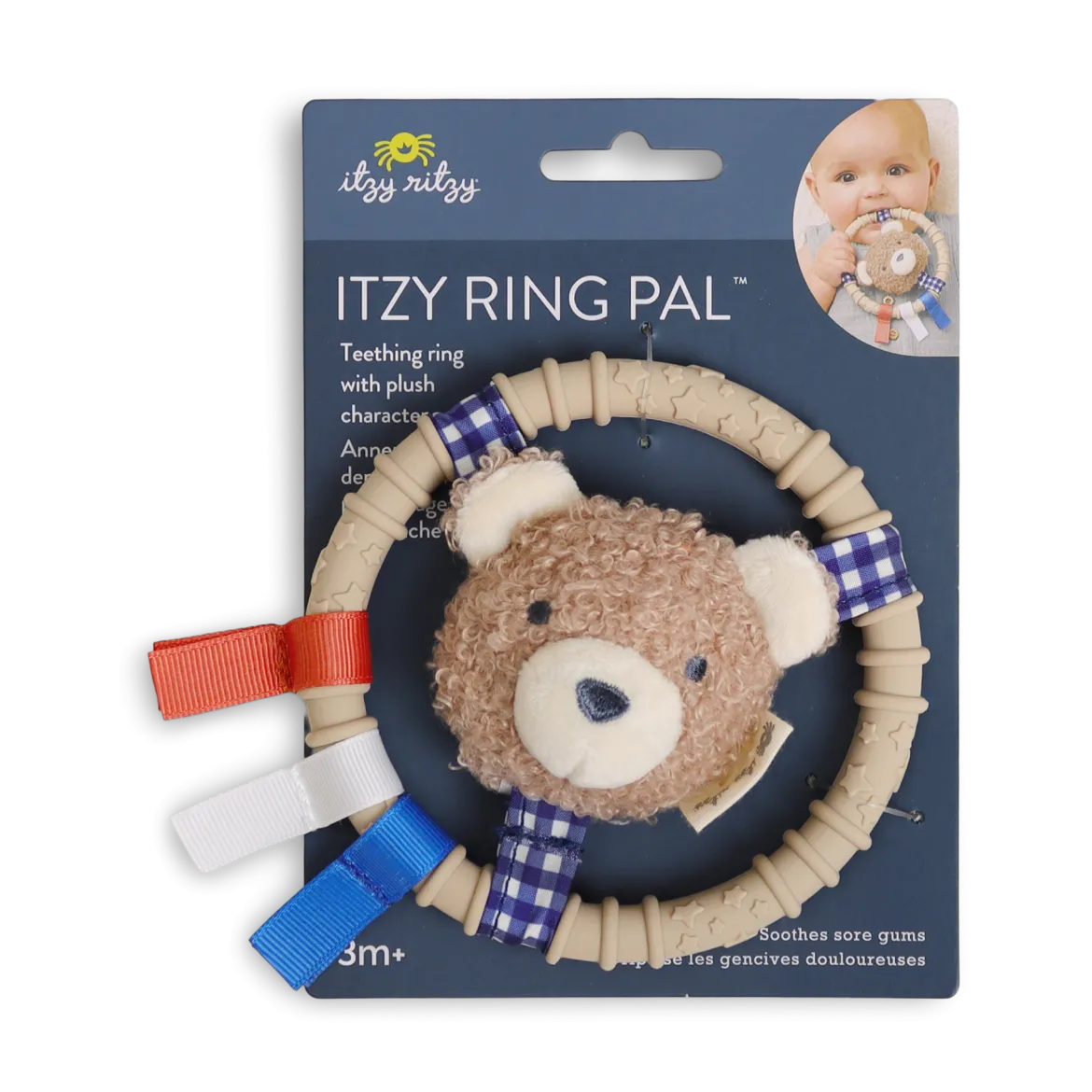 Itzy Ring Teether Pal Bear