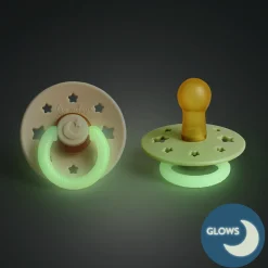 Itzy Soother Glow in the Dark Natural Rubber Pacifier