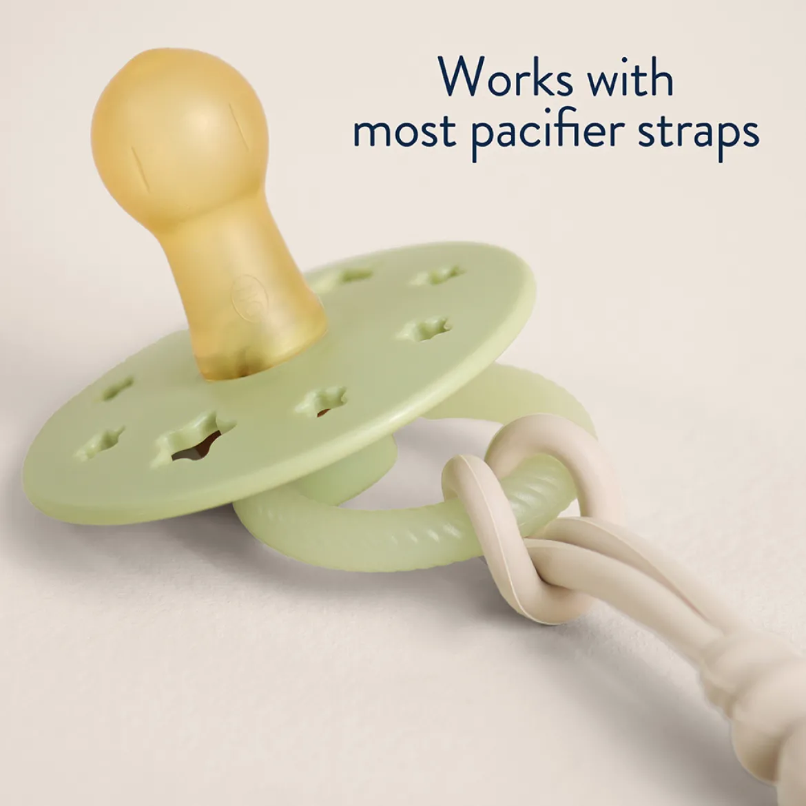 Itzy Soother Glow in the Dark Natural Rubber Pacifier