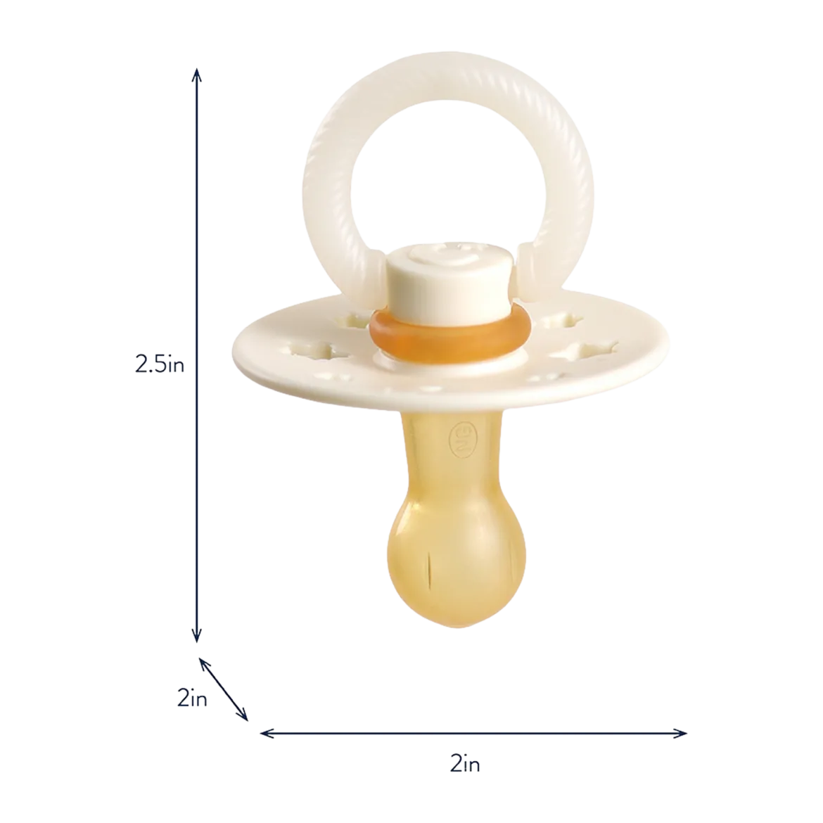 Itzy Soother Glow in the Dark Natural Rubber Pacifier
