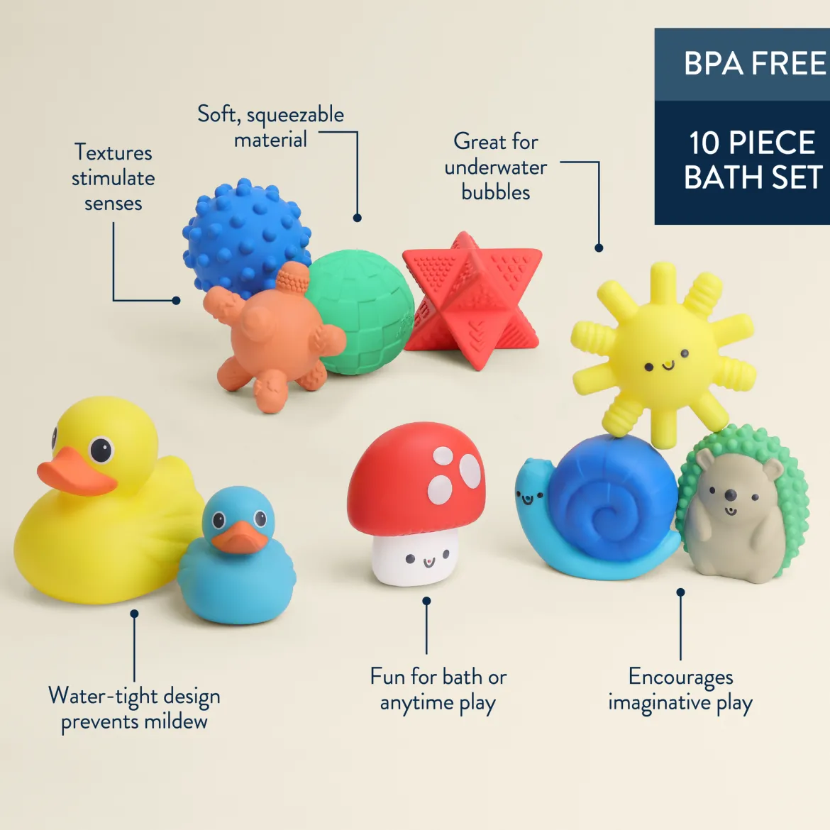 Itzy Splash Bath Toys Gift Set