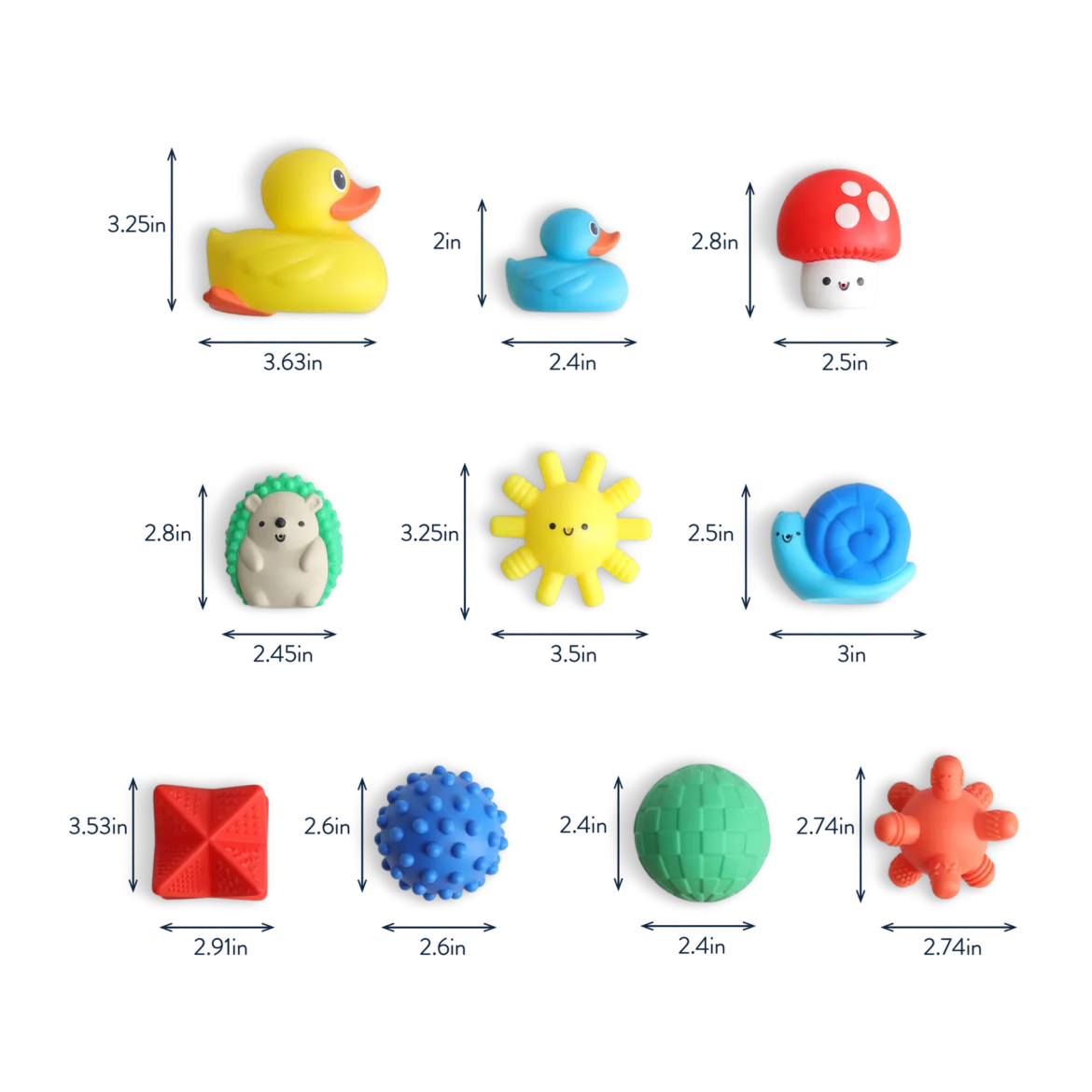 Itzy Splash Bath Toys Gift Set