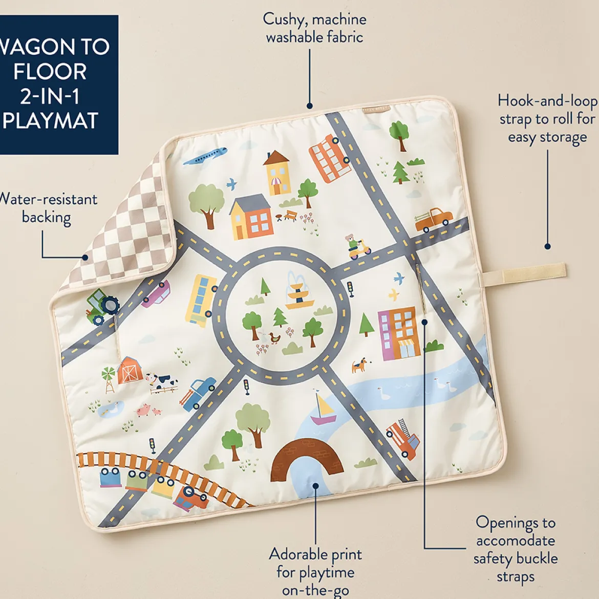 Itzy Wagon Play Mat