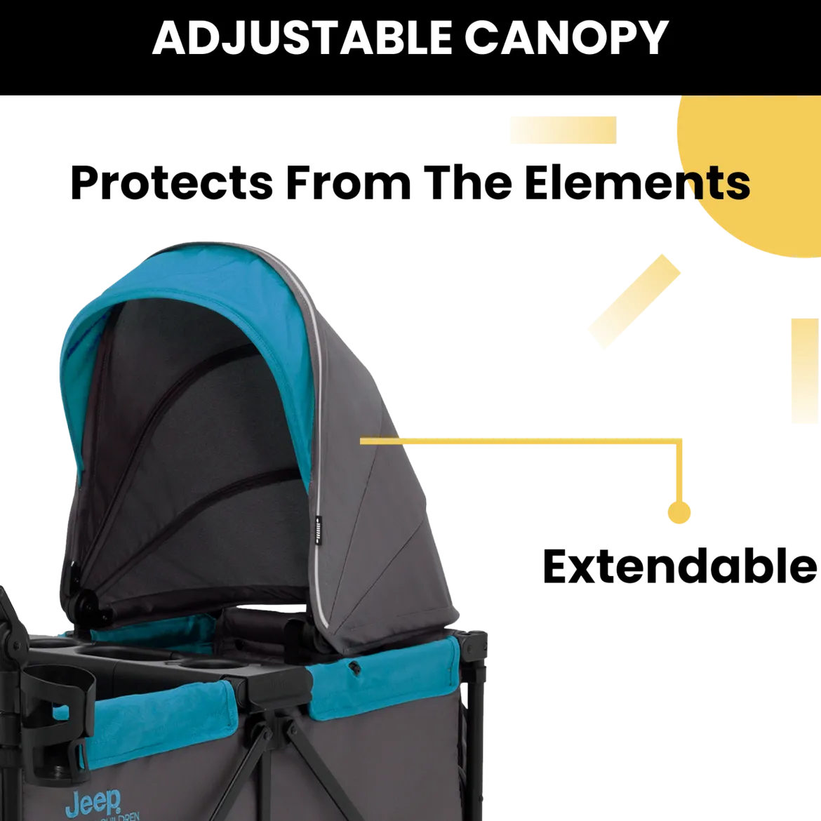 Jeep Sport All-Terrain Stroller Wagon