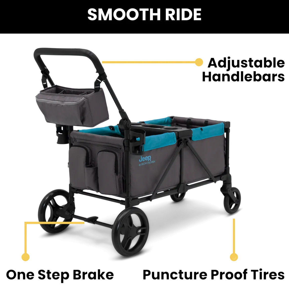 Jeep Sport All-Terrain Stroller Wagon