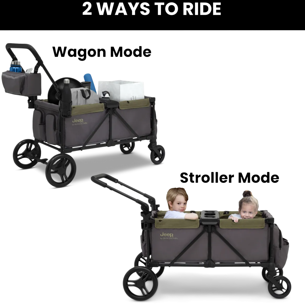 Jeep Sport All-Terrain Stroller Wagon