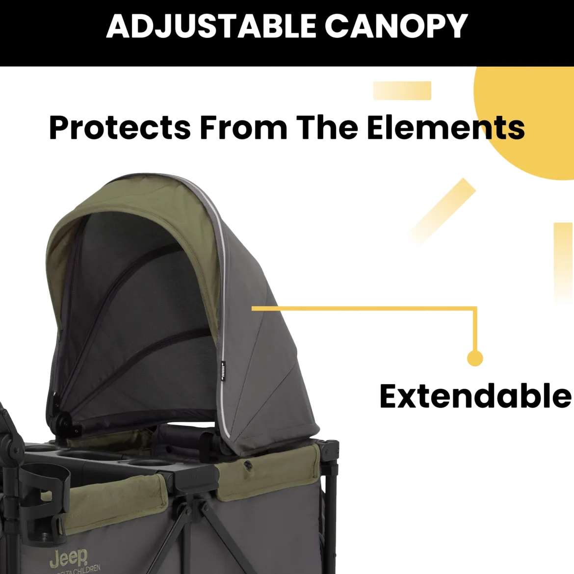 Jeep Sport All-Terrain Stroller Wagon
