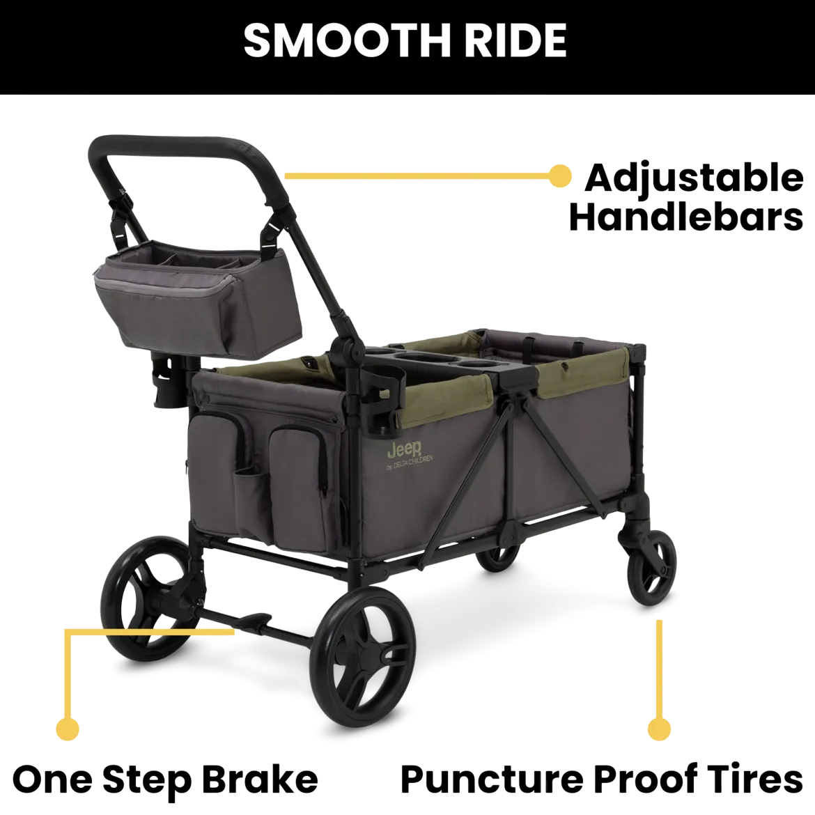 Jeep Sport All-Terrain Stroller Wagon