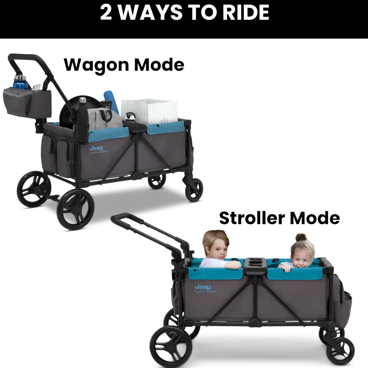 Jeep Sport All-Terrain Stroller Wagon