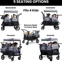 Jeep Wrangler Deluxe 4 Seater Stroller Wagon