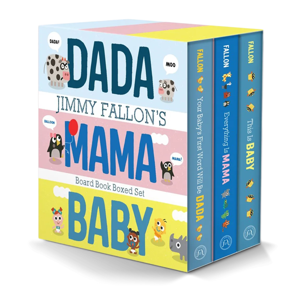 Jimmy Fallon's DADA, MAMA, and BABY Board Book Boxed Set