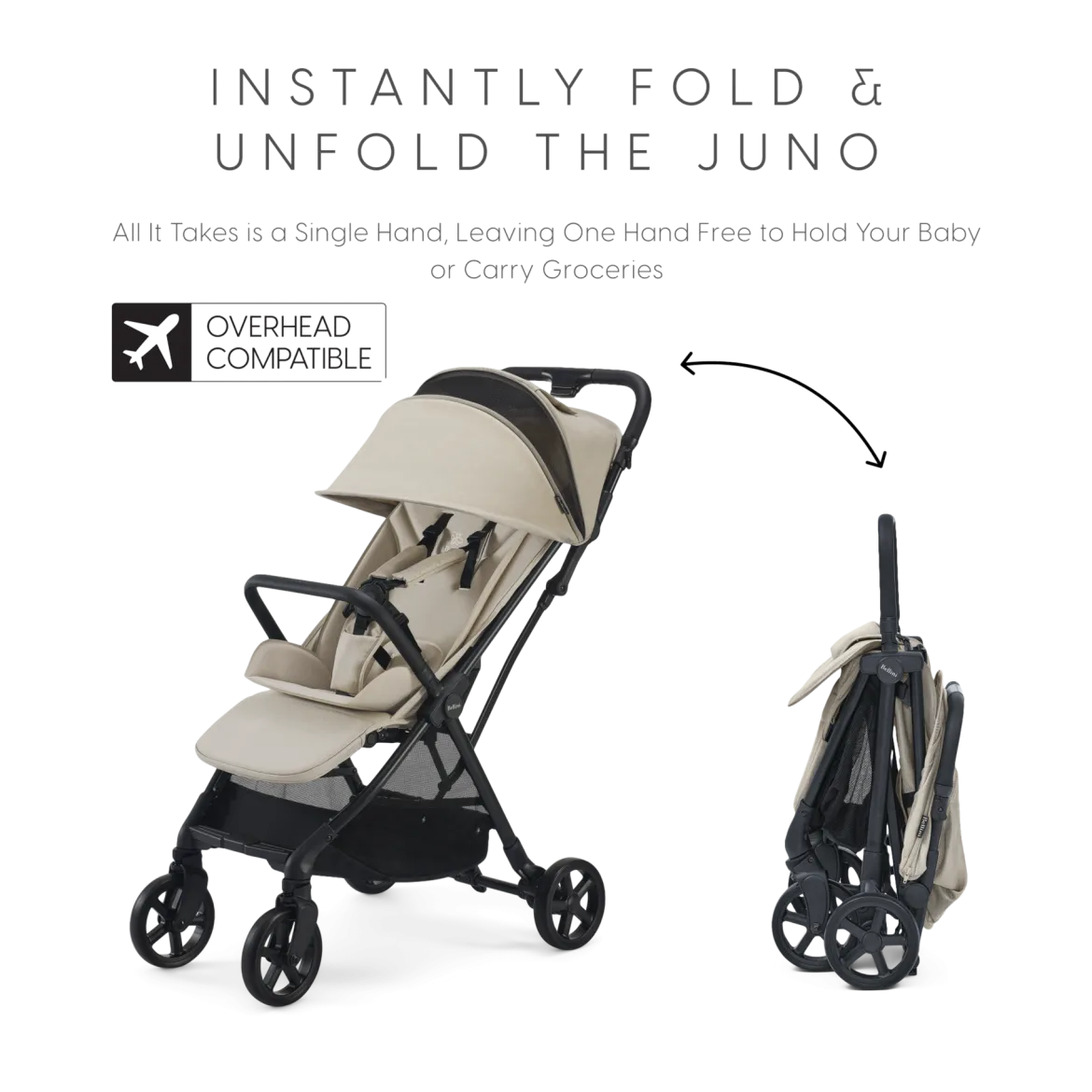 Juno Compact Auto-Folding Stroller