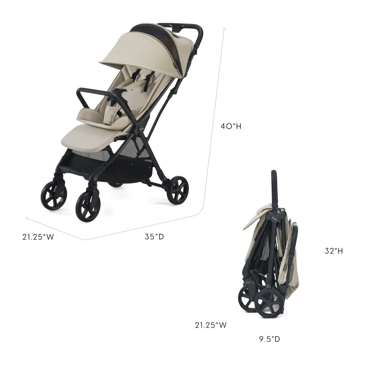 Juno Compact Auto-Folding Stroller