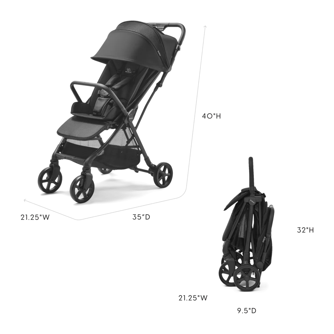 Juno Compact Auto-Folding Stroller