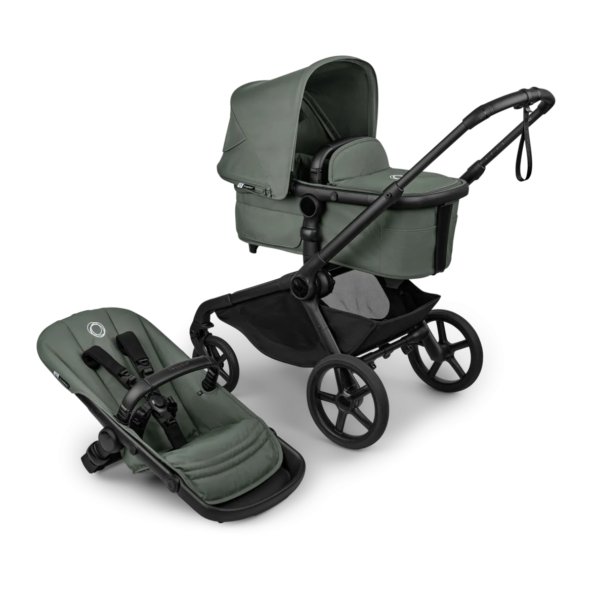 Kangaroo Seat Stroller & Bassinet Bundle