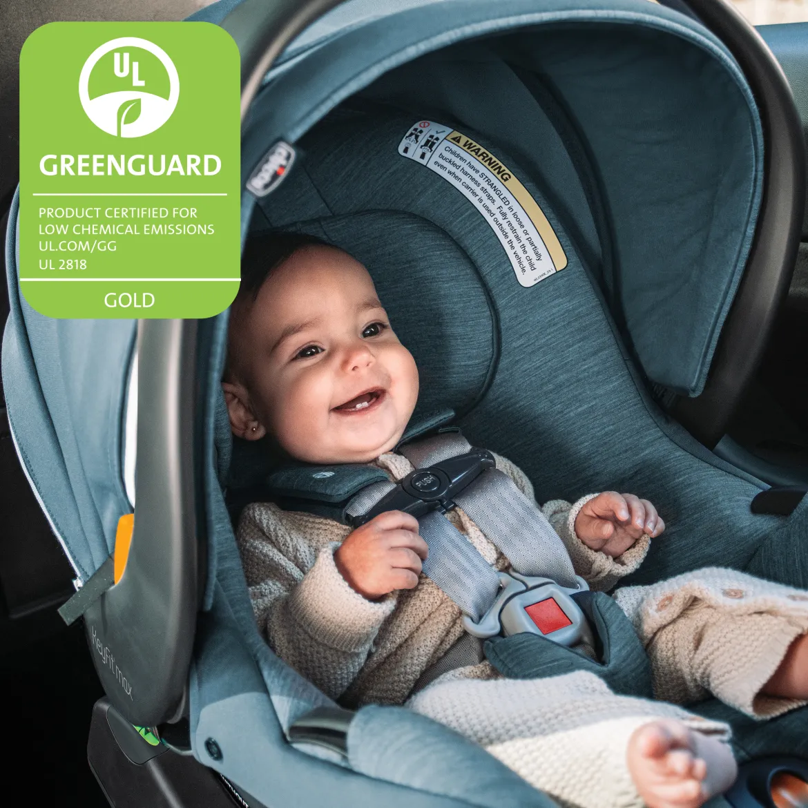 KeyFit Max Zip ClearLux Infant Car Seat