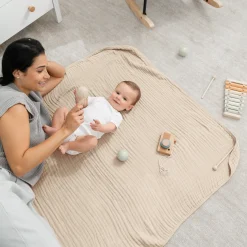 6-Layer Cotton Muslin Baby Blanket