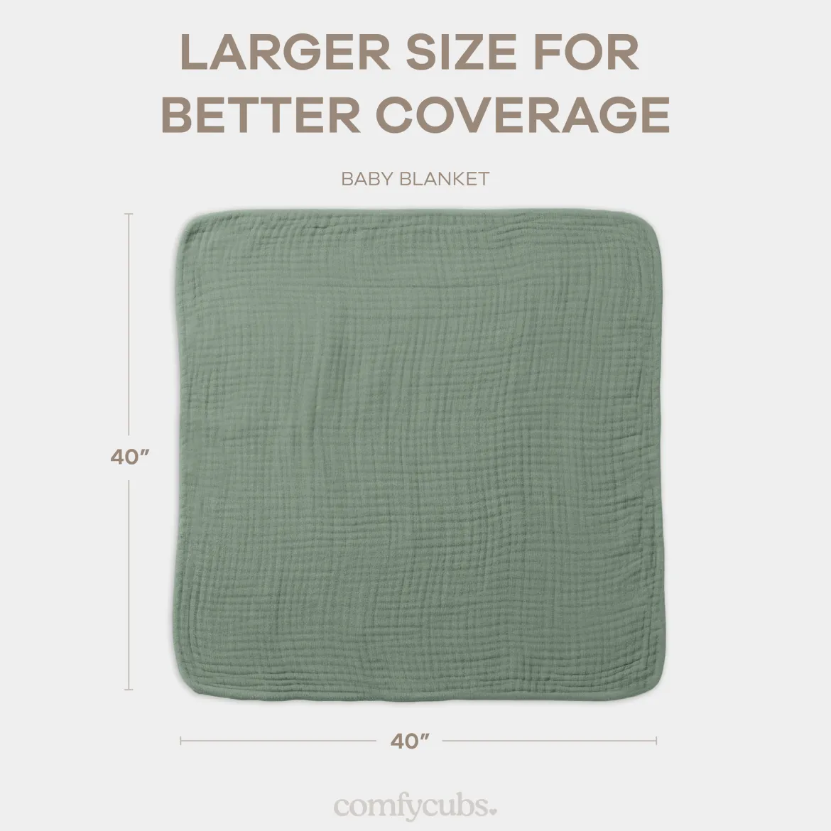 6-Layer Cotton Muslin Baby Blanket